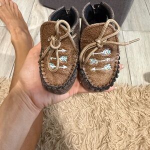 Brand new never worn Brown Moccasin baby Shoes